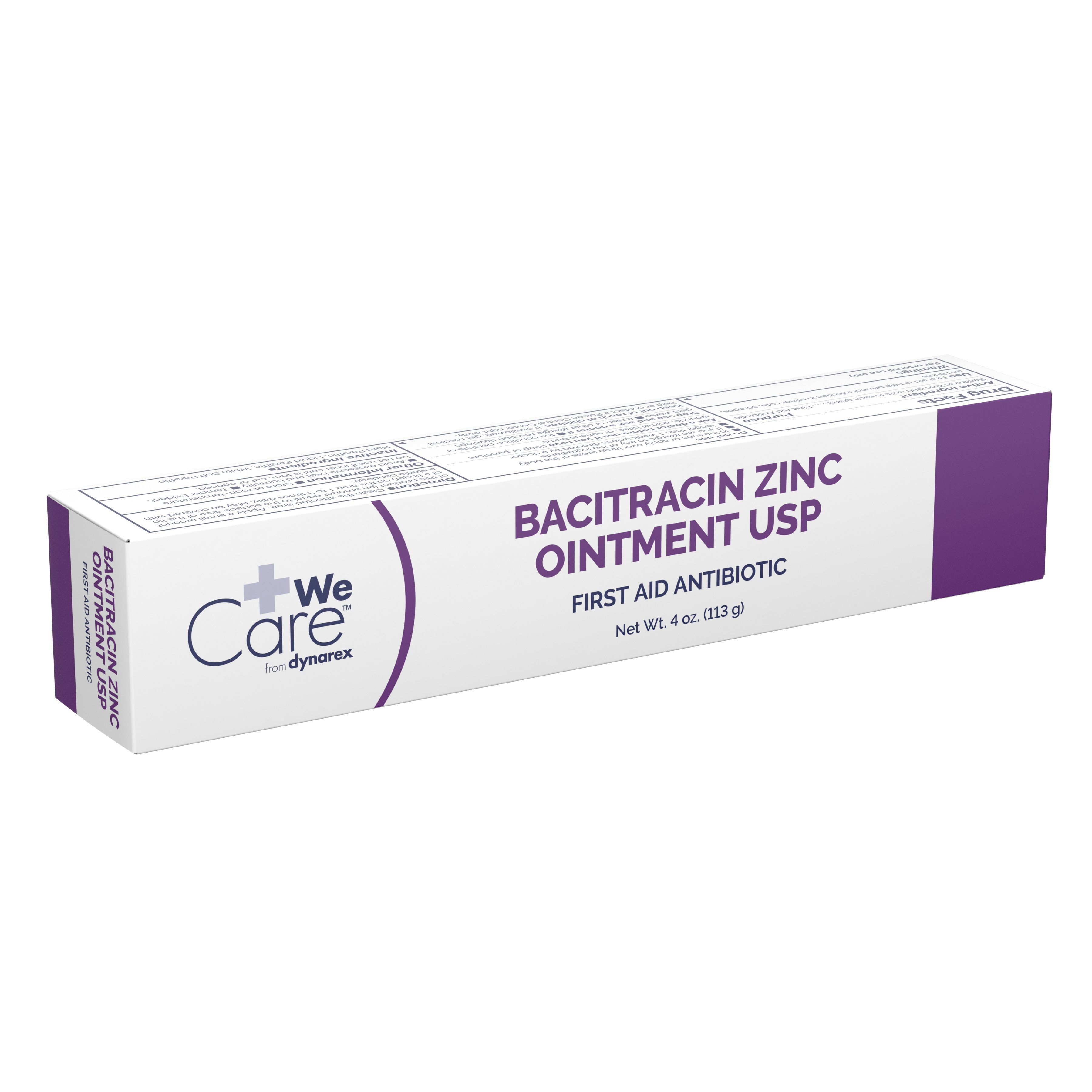 Dynarex Wecare Bacitracin Zinc Ointment - 4 oz