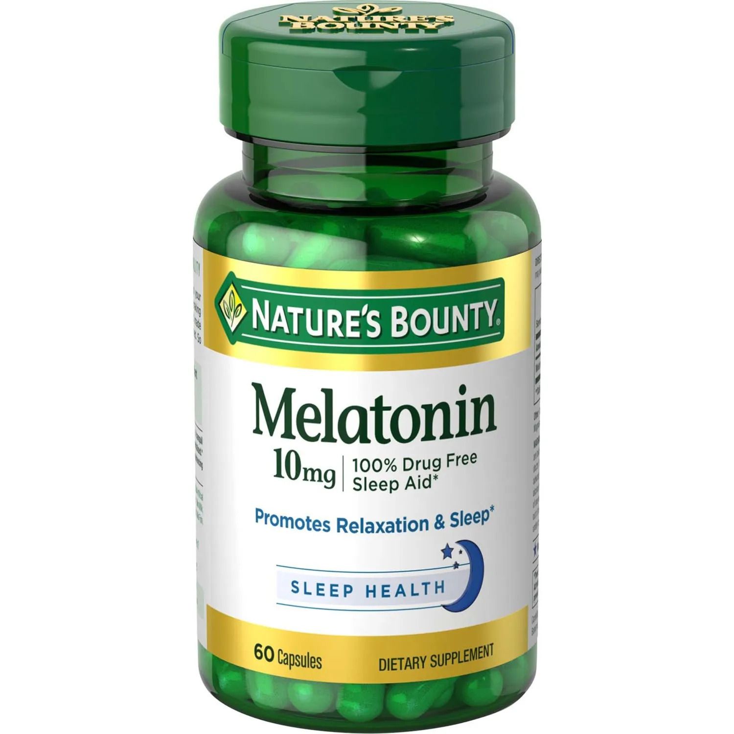 Nature's Bounty Melatonin Capsules, 10 mg - 60 ct