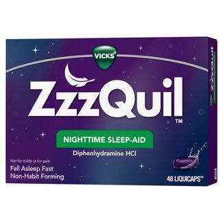 DISCVicks ZzzQuil Nighttime Sleep-Aid Liquicaps - 48 ct