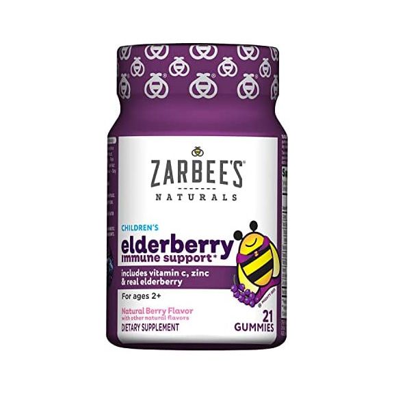 DISCZarbee's Naturals Immune Elderberry Gummies - 21 ct