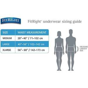 DISCFitRight Basic Incontinence Briefs with Tabs, XL - 25 ct