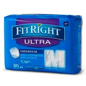 DISCFitRight Ultra Adult Incontinence Underwear, Medium - 20 ct