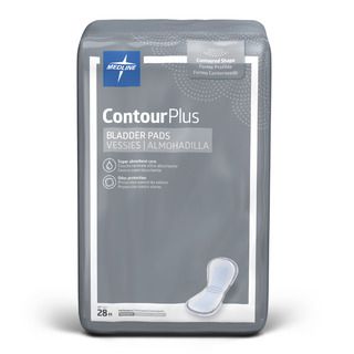 DISCMedline Contour Plus Bladder Control Pads, Moderate - 28 ct
