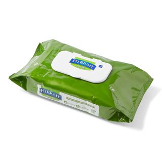 DISCFitRight Aloetouch Personal Cleansing Wipes - 100 ct