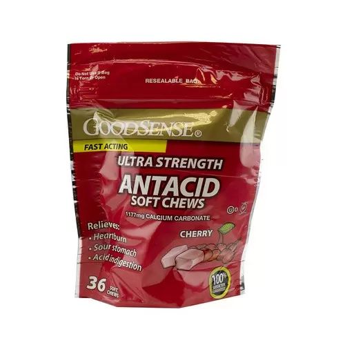 DISCGoodsense® Ultra Strength Antacid Soft Chews, Cherry Flavor - 36 ct