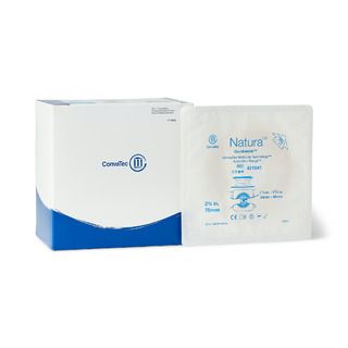 DISCConvatec Natura Moldable Durahesive Skin Barrier with Accordion Flange and Hydrocolloid Flexible Collar, 33-45 mm - 10 ct
