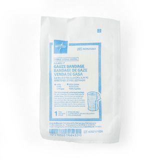 DISCMedline Bulkee II Sterile Cotton Gauze Bandage, 3.4" x 3.6 yd