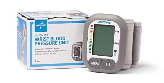 DISCMedline Digital Wrist Blood Pressure Monitor Unit with Wrist Cuff