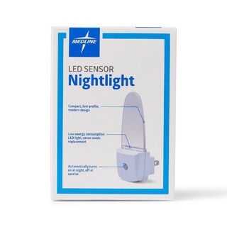 DISCMedline White LED Night Light - 2 ct