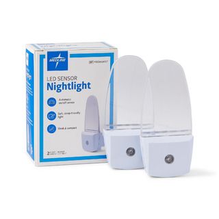 DISCMedline White LED Night Light - 2 ct