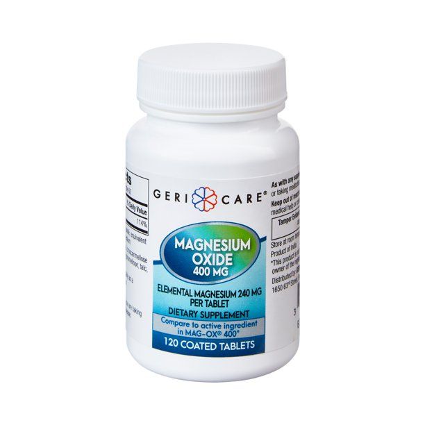DISCGeri-Care Magnesium Oxide Tablets, 400 mg - 120 ct