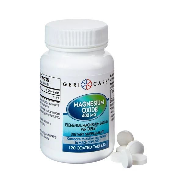 DISCGeri-Care Magnesium Oxide Tablets, 400 mg - 120 ct