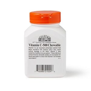 DISC21st Century Vitamin C Tablet, Chewable, 500 mg - 110 ct