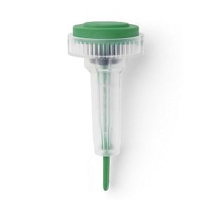 DISCMedline Sterile Safety Lancet with Push-Button Activation, 21G x 1.8 mm - 200 ct