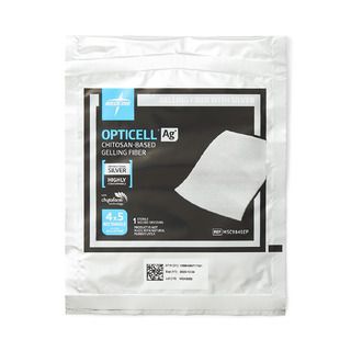 DISCMedline Opticell Ag+ Silver Antibacterial Gelling Fiber Wound Dressing, 4" x 5" - 1 ct