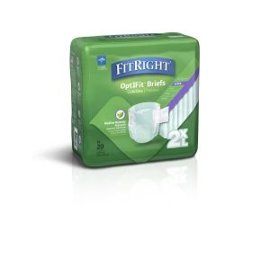 DISCFitRight Restore Super Adult Incontinence Briefs with Tab Closure, 2XL - 80 ct