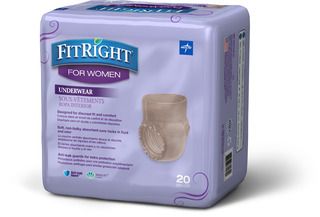 DISCFitRight Ultra Incontinence Underwear for Women, L/XL - 20 ct