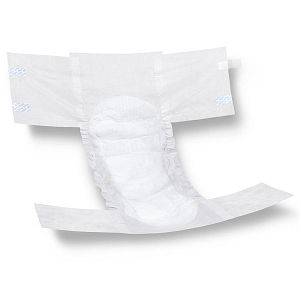 DISCFitRight Basic Incontinence Briefs with Tabs, Super M - 25 ct