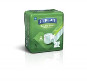 DISCFitRight Extra Cloth-Like Adult Incontinence Briefs With Tabs, 2XL - 80 ct