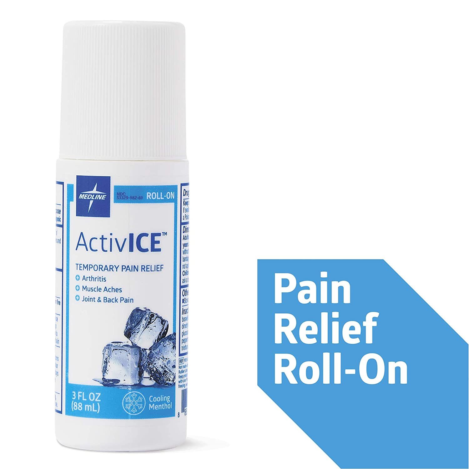 DISCActivICE Topical Pain Reliever Roll-On - 3 oz