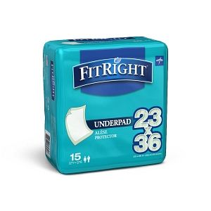 DISCFitRight Protection Plus Disposable Underpads, 23" x 36" - 150 ct