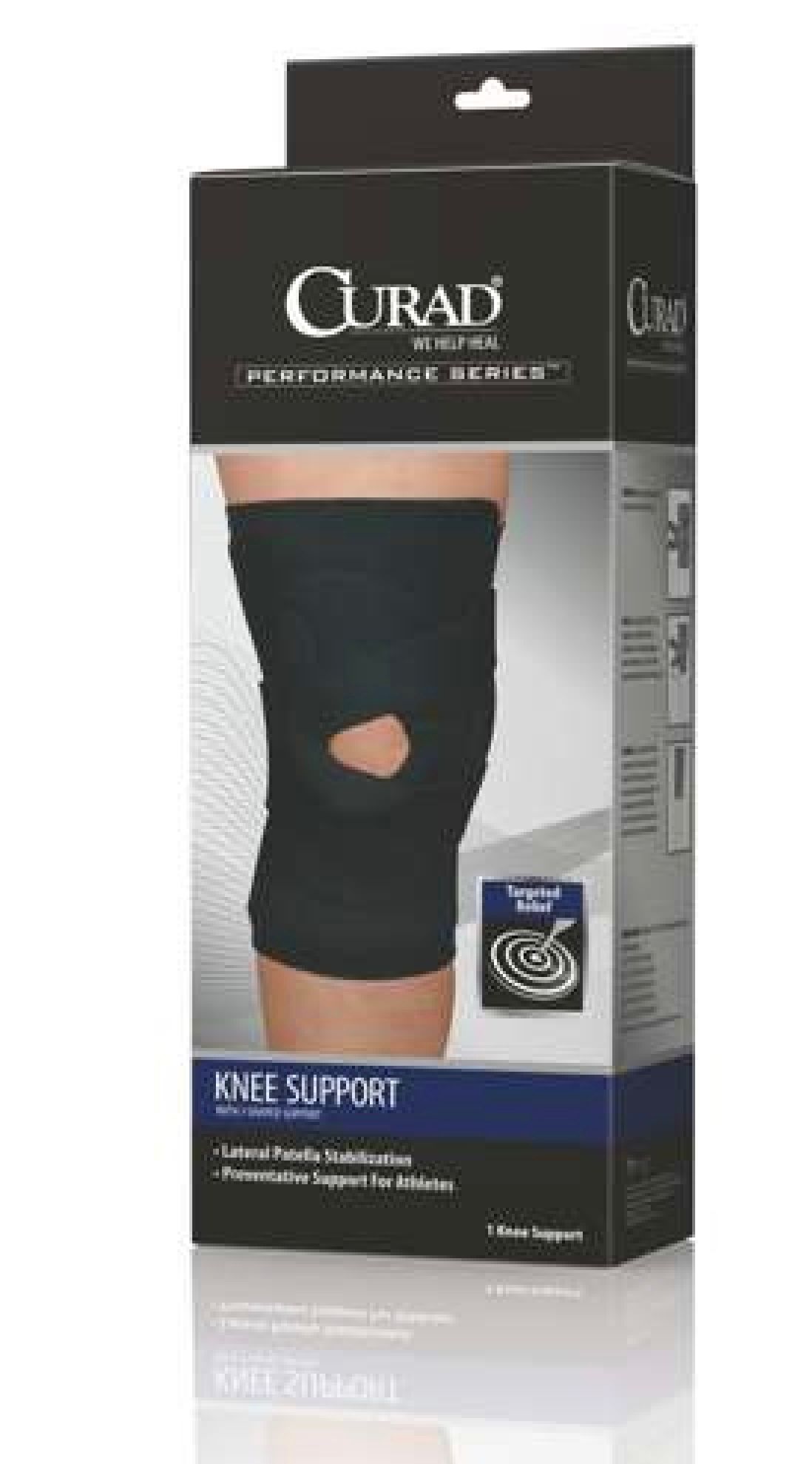 DISCCurad Knee Support with J Shaped Support, Right - Medium