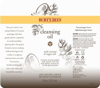 DISCBurt’s Bees® 100% Natural Facial Cleansing Oil for Normal to Dry Skin - 6 fl oz