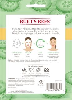 DISCBurt's Bees® Refreshing Facial Sheet Mask with Cucumber - 1 ct