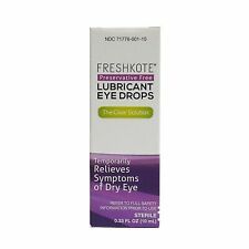 DISCFRESHKOTE Preservative Free Lubricant Eye Drops- 0.33 Oz