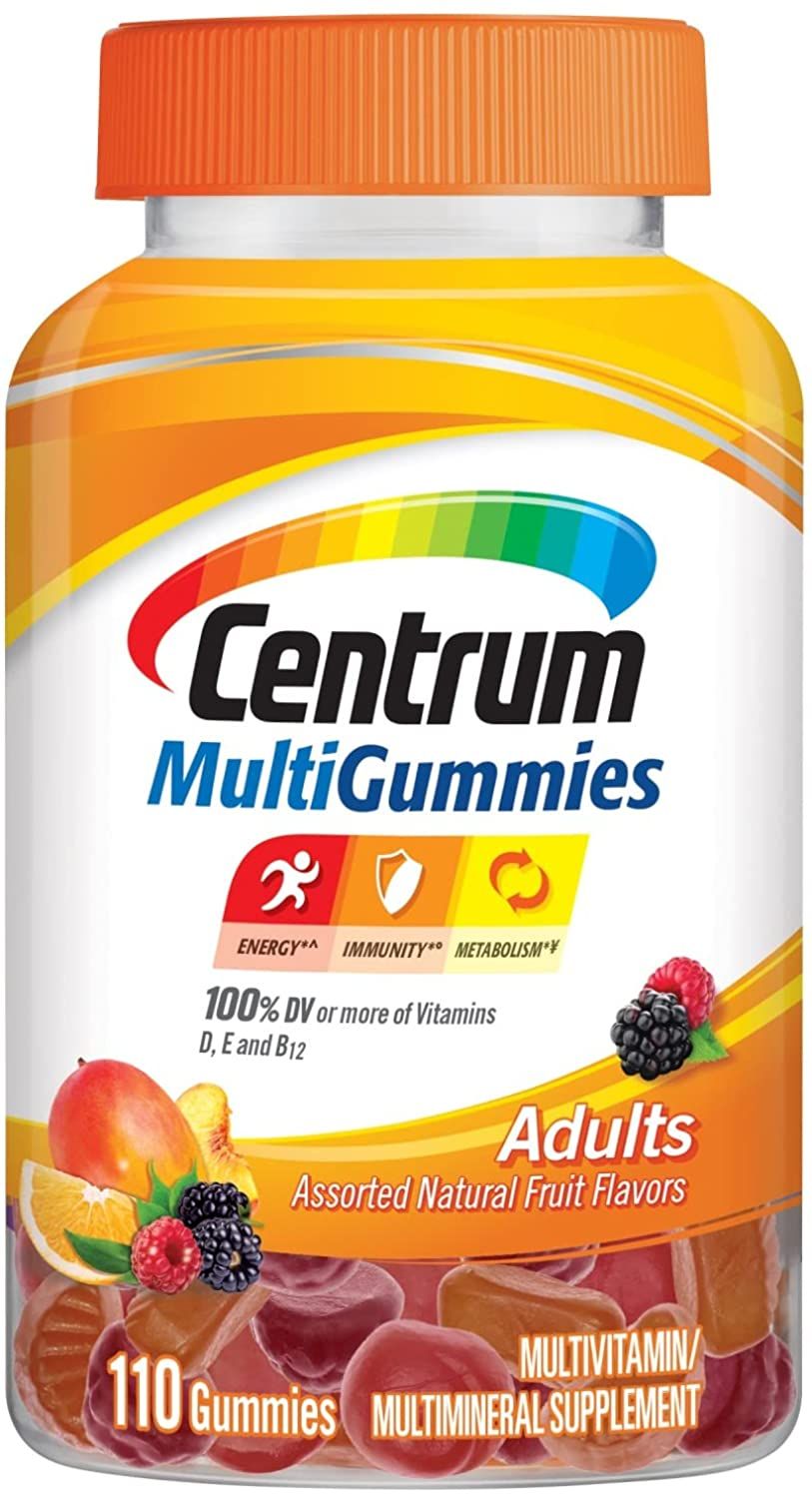 DISCCentrum Adult Multivitamin Supplement Gummies, Assorted Fruit - 110 ct