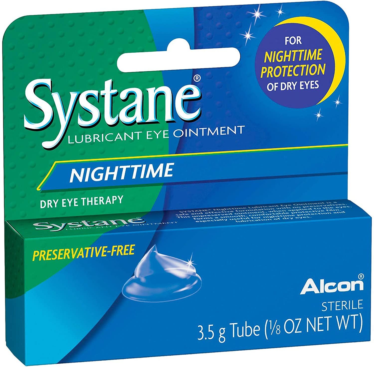 DISCSystane Night Time Lubricant Eye Ointment - 0.13 oz
