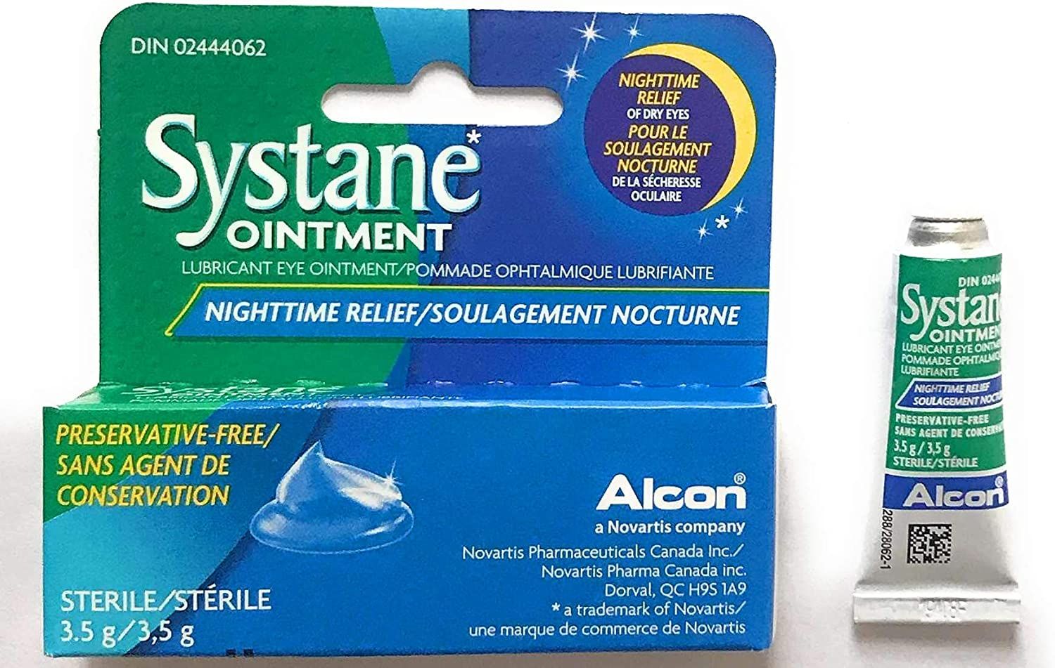 DISCSystane Night Time Lubricant Eye Ointment - 0.13 oz
