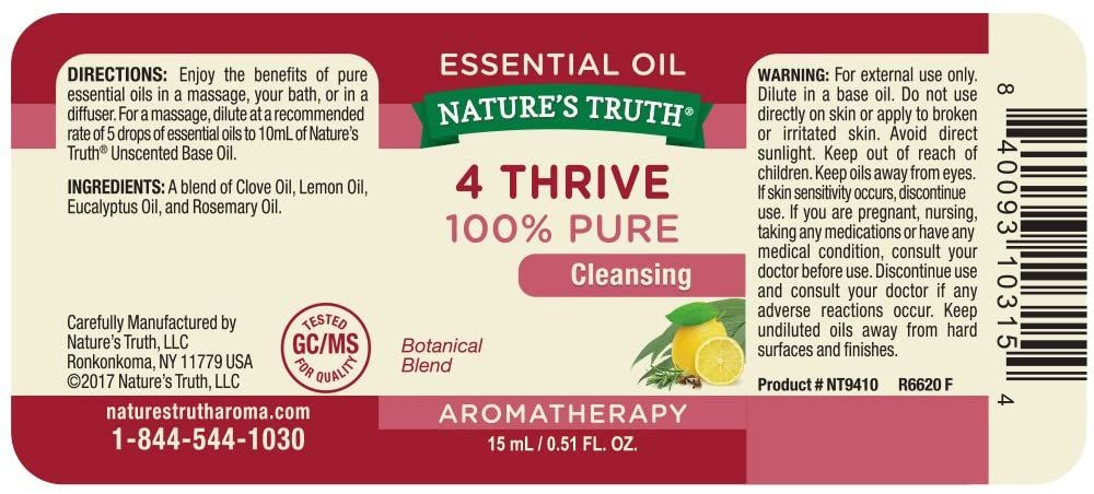 DISCNature's Truth Aromatherapy Essential Oil, 4 Thrive - 0.51 fl oz