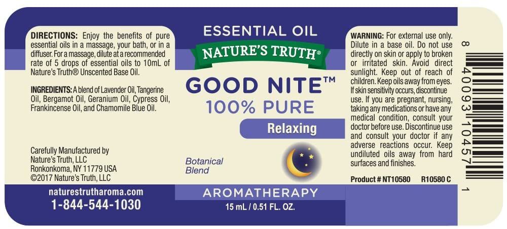 DISCNature's Truth Aromatherapy Essential Oil, Good Nite - 0.51 fl oz