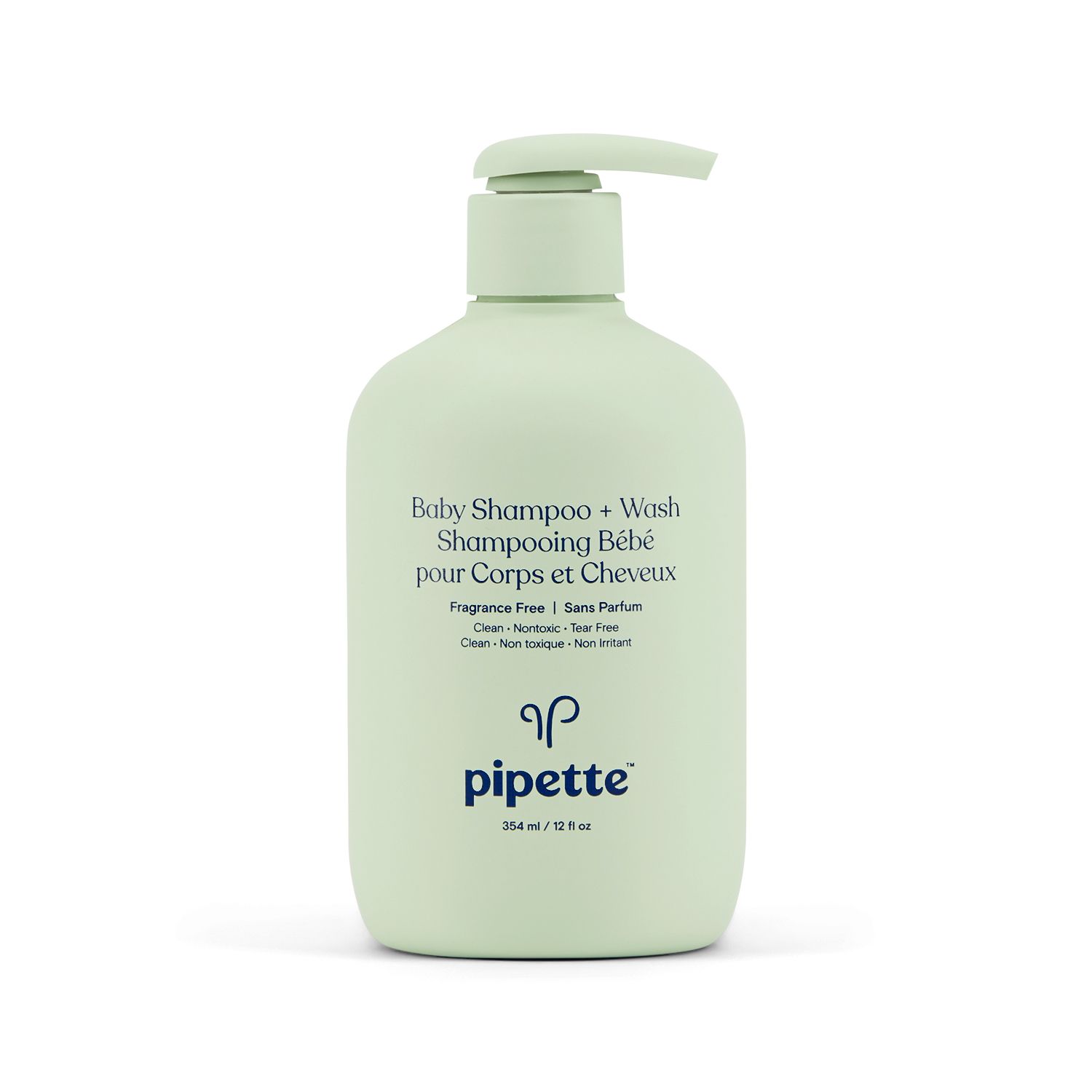 DISCPipette Baby Shampoo + Wash, Fragrance Free - 12 fl oz