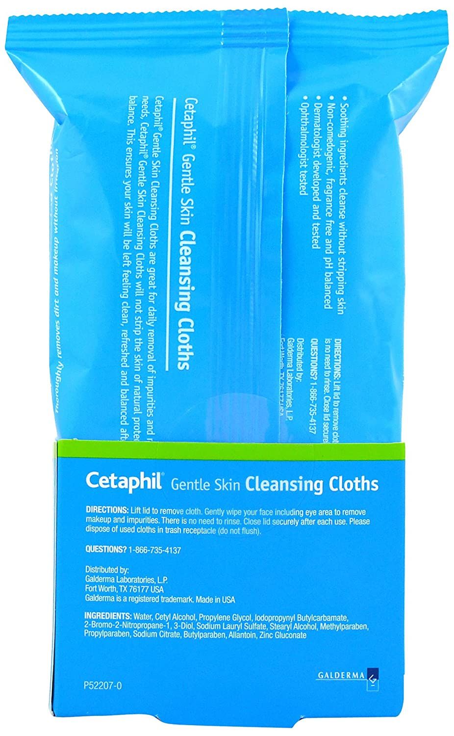 DISCCetaphil Gentle Skin Cleansing Cloths, Unscented - 25 ct