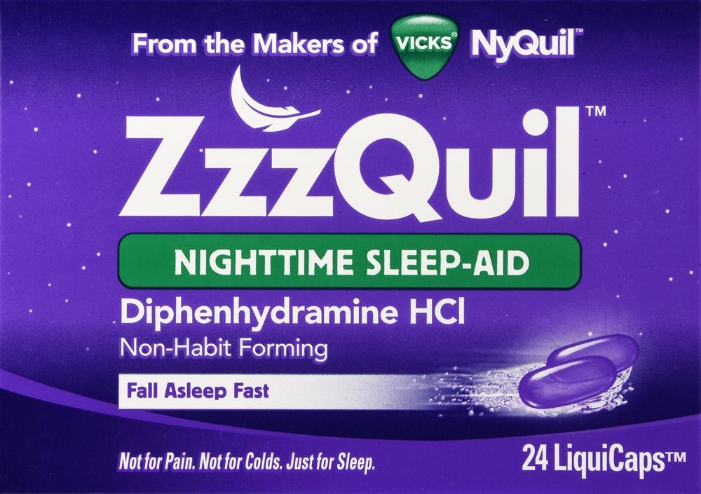 DISCZzzQuil Nighttime Sleep-Aid LiquiCaps - 24 ct