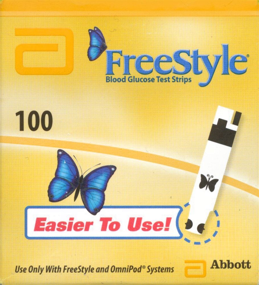 DISCFreeStyle Blood Glucose Test Strips - 100 ct