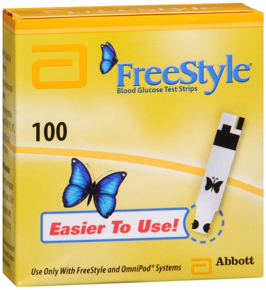 DISCFreeStyle Blood Glucose Test Strips - 100 ct