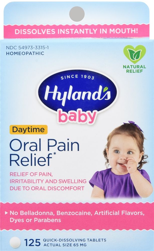 DISCHyland's Baby Daytime Oral Pain Relief Quick-Dissolving Tablets - 125 ct