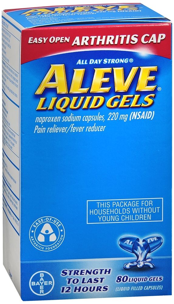 DISCAleve Liquid Gels Capsules with Easy Open Arthritis Cap, 220 mg - 80 ct