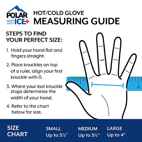Polar Ice Hot/Cold Glove- Large