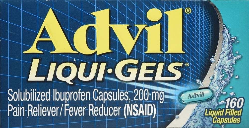Advil Ibuprofen Liqui-Gels Capsules, 200 mg - 160 ct