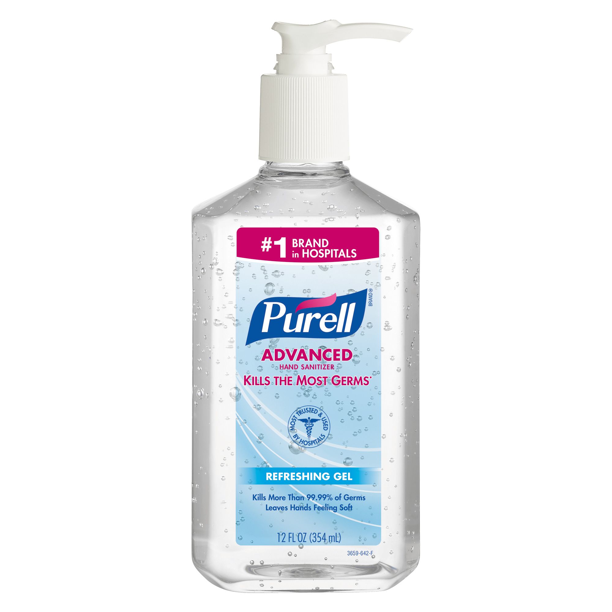 Purell® Advanced Hand Sanitizer Refreshing Gel Pump, Clean Scent - 12 fl oz