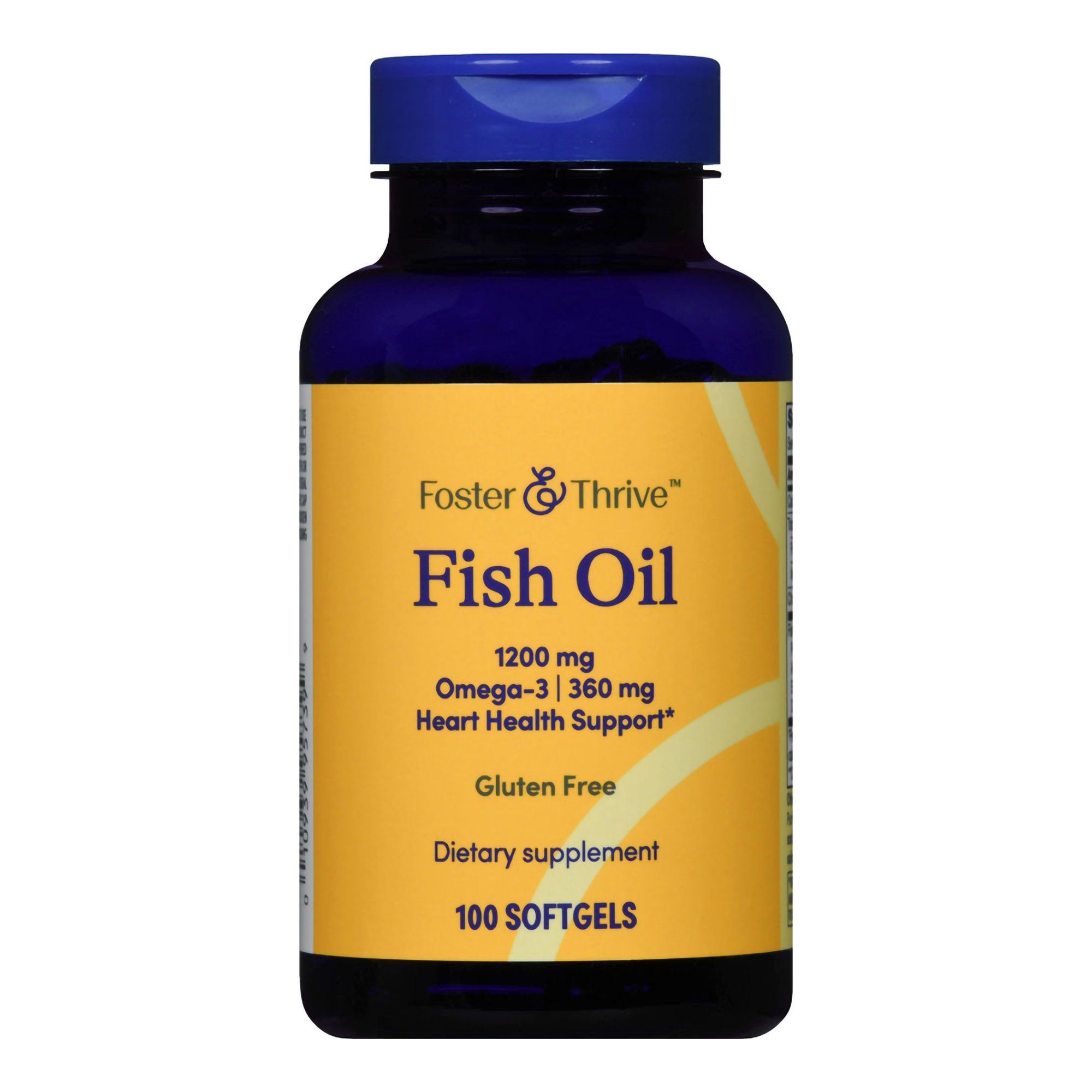 Foster & Thrive Omega 3 Fish Oil Softgels, 1200 mg - 100 ct