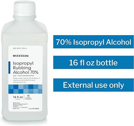 McKesson 70% Isopropyl Rubbing Alcohol - 16 fl oz