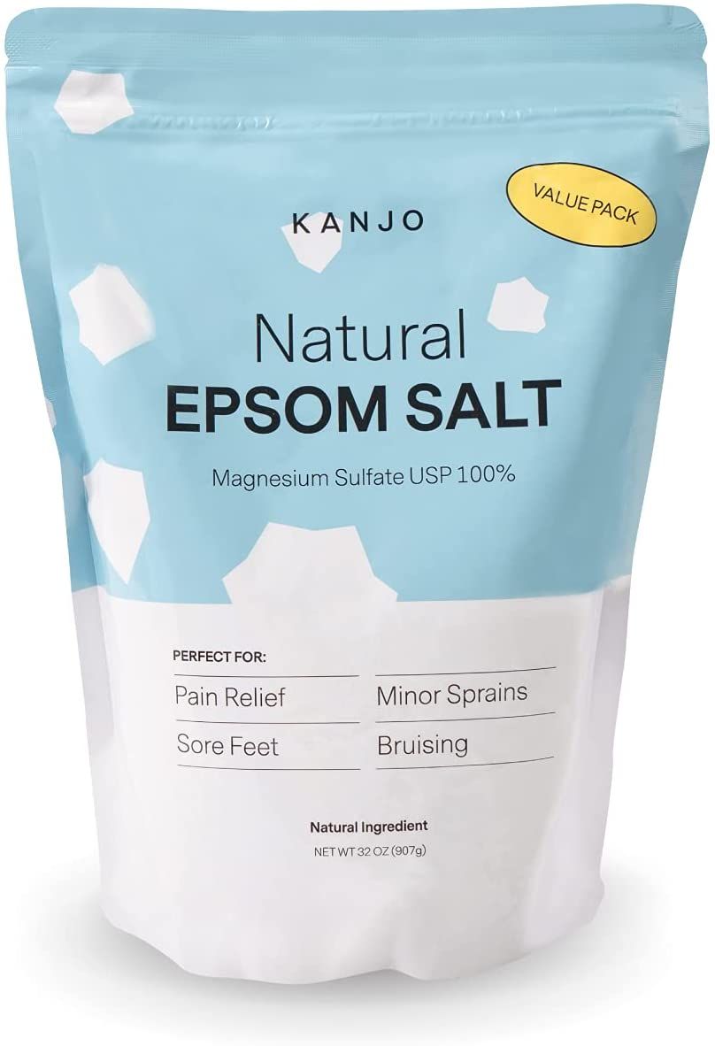 Kanjo Natural Epsom Salt, Unscented - 2 lb