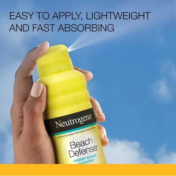Neutrogena Beach Defense Water + Sun Barrier Sunscreen Spray, SPF 70 - 6.5 oz