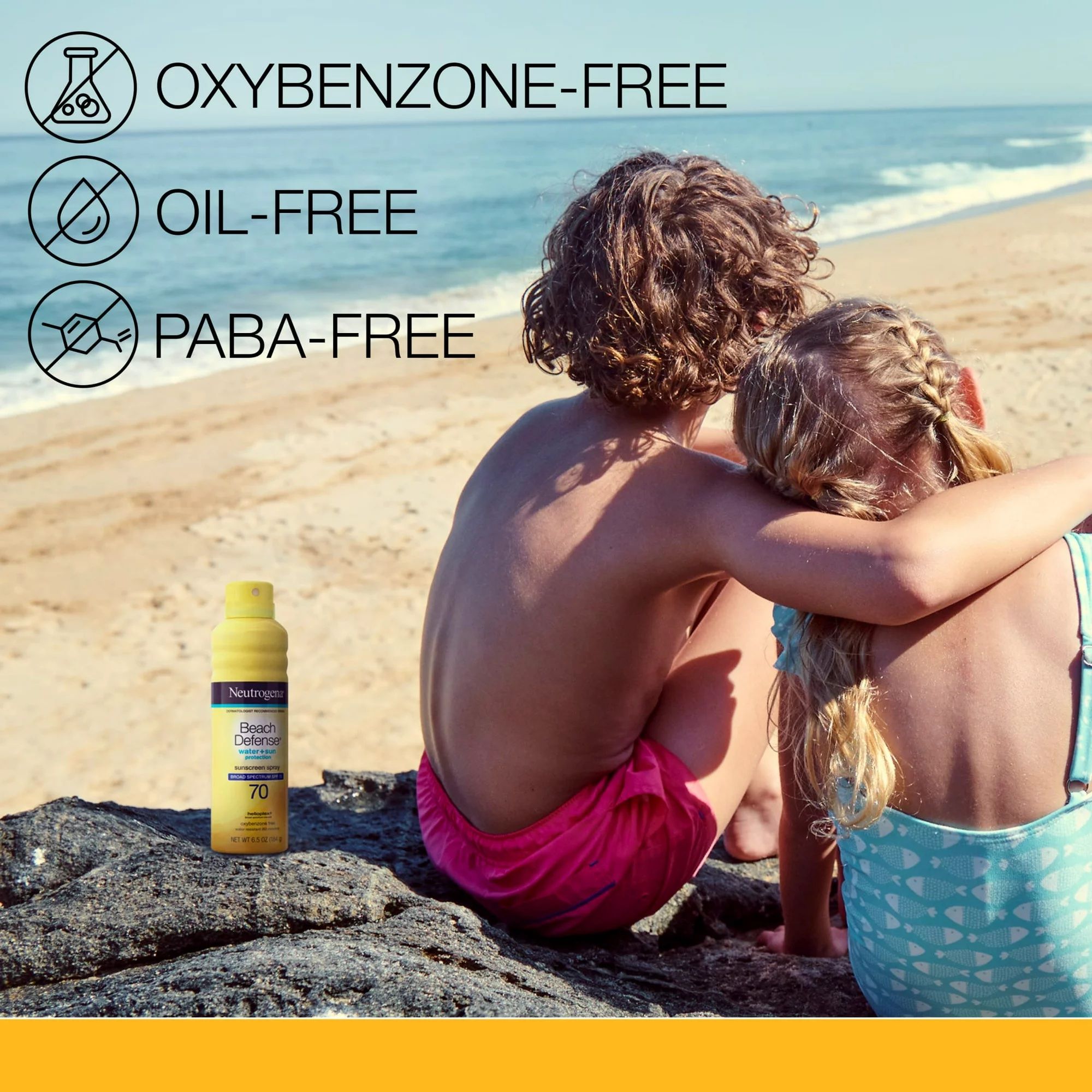 Neutrogena Beach Defense Water + Sun Barrier Sunscreen Spray, SPF 70 - 6.5 oz