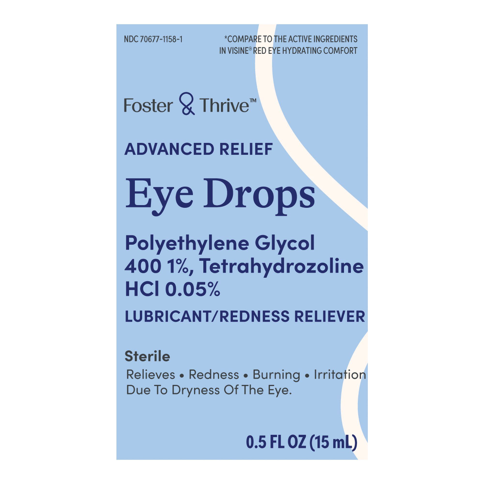 Foster & Thrive Advanced Relief Eye Drops - 0.5 fl oz